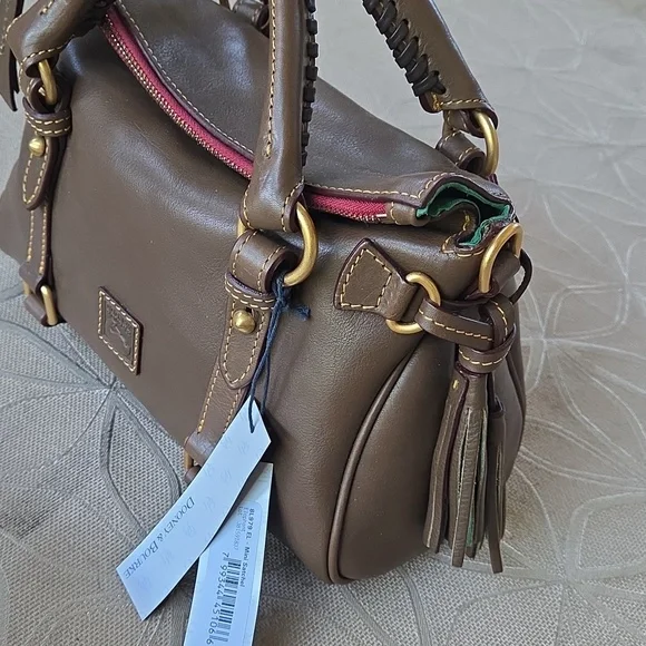 Dooney And Bourke Florentine Mini Satchel, Elephant - Picture 5 of 16